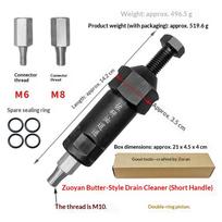 Heavy Duty Split Grease Zerk Fitting Cleaner Tool For Auto Tractor Excavator Farm Construction Machinery Maintenance A4