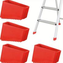 2/4 heavy-duty ladder foot pads - Universal A-frame ladder maintenance foot covers, stable design, telescopic ladder foot pads L