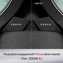 Car Rear Spare Compartment Partition for Zeekr 001 X 7X Trunk Storage Side Baffle Extreme Krypton Auto Upgrade Parts