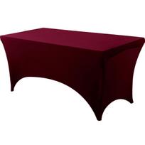 Stretch Spandex Rectangular Tablecloth Wrinkle Resistant Washable Fitted Cover for Wedding Party Event Patio 4Ft(122x76x76cm)
