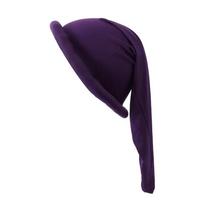 Solid Color Dwarf Christmas Hat Soft Pixie Headwear Funny Gnome Hats  Cosplay Party violetinė