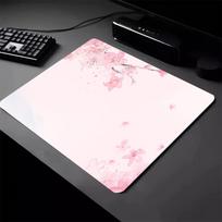 Pink Sakura Mouse Pads Small Gaming Mousepads Anti-slip Mausepad 22x18cm Rubber Base Mat Company Desktop Pad Design Cute Rugs 220x180x2mm black