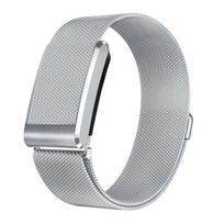 Milanese Magnetic Stainless Steel Watch Band, Adjustable Metal Strap For WHOOP 5.0 For WHOOP 5.0 white