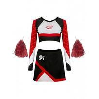 Cheerleader Uniform Set Girls Stage Performance Outfit Short Soccer Costume Teen 140