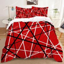 New Singer Eddie Van Halen Bed Sheet Set Bedding Set Single Twin Full Queen King Size Bed Set Adult Kid Bedroom Duvet Cover Sets US Twin 173x218cm