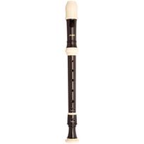 AULOS Symphony Soprano Recorder, Baroque Fingering 503B(E) black