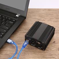 USB48V Phantom Large Diaphragm Microphone Power Live Equipment Power Regulator Power Supply Microphone Power juoda
