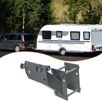 Spare Tire Mount Bracket for Trailer without Lock Sturdy Easy to Use High Strength Practical Wheel black