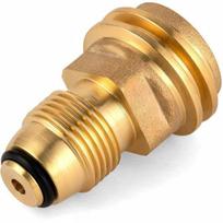 POL to QCC1 Propane Tank Adapter - Heavy-Duty Solid Brass Propane Converter