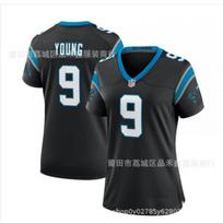 Carolina Panthers NFL Womens Football Jersey Bryce Young 9 Cotton Sports Fan Apparel Game Day Casual Wear XXL Women