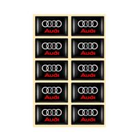 Q1 10/20/50Pcs Car Epoxy Resin Badge Car Interior Stickers Accessories For a1 Sline Quattro RS S TT A1 A2 A3 A4 A5 A6 A7 A8 Q1 Q3 beige