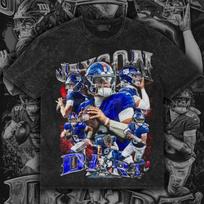 Jaxson Dart Retro Design Tee | Vintage Football PNG | Digital Download | Front Artwork | 300 DPI | with Halftone File | Ready to Print 110 gray
