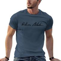 William Blake Signature Tshirt Comfortable Basic Crew Neck Tee XL black