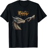 Boop Medieval Knight Dragon Meme Funny Ren Faire Men Women T-Shirt XXXL black