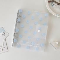 A5 Size Loose Leaf Binder Cover Polka Dot Pattern DIY Journal Organizer  DIY Scrapbooking 2