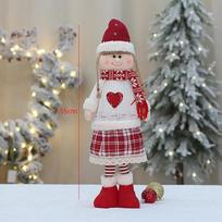 60cm Santa Claus Doll Christmas Tree Ornaments Plush Christmas Doll Decorations For Home 2023 Navidad  Gift Kids