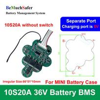 Dorado EEL 10S 13S 20A BMS Separate Port 10S20A 13S20A 36V 48V PCM Fit REENTION IE-MINI IE-PRO ID-MINI ID-PRO eBike Battery Case 10S20A without SW
