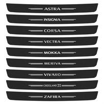 Automobilio bagažinės buferio apsauga, durų slenksčio apsauginė lipdukas Opel Astra Insignia Mokka Corsa Vectra Meriva Crossland X Vivaro Zafire Trunk 1pc&Vivaro juoda balta spalva