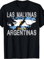 Las Malvinas Son Argentinas for Argentinian Malvinas Islands T Shirt M gray