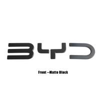 Priekinės emblemos raidės lipdukas Juodas logotipas BYD Shark 6 Dekoratyvinis lipdukas 3D lipduko dangtelis Priedai Įrankiai black