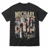 Michael Jackson Vintage 90s Styles Shirt XL gray