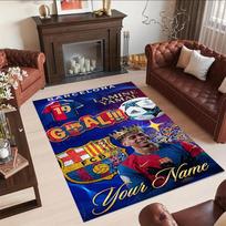 Lamin Yamal Personalized Text Floor Rug Office Rug Suitable For Dormitory Foyer Outdoor Game Room Antislip Carpet Decorate Offices 100cmx120cm
