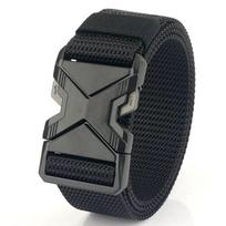 Vyriškas diržas su sagtimi, pintas, lengvas, kvėpuojantis, kasdienis, kelionėms 1PC gray