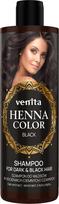 VENITA Henna Color Shampoo for dark and black hair - Black 300ml