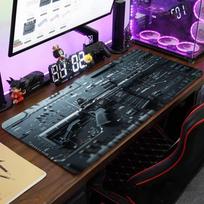 Gun parts assembly Large Mouse Pad XXL Desk Mat NonSlip Rubber Base Gaming Keyboard and Mouse Stitched Edges for Home and game 900x400x3mm