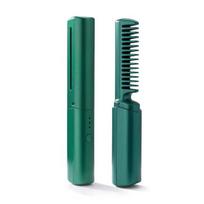 Cordless Hair Straightener Brush Mini Lipstick Sized Fast Heating Portable Hair Styling Tool for Women Travel Use A5 blue
