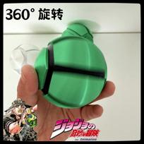 JOJO neįprasti nuotykiai Besisukantis kamuolys Rekvizitas Laukasis Raitelis Jero Zebelin Johnny Joestar Auksinis Sukinys Black green