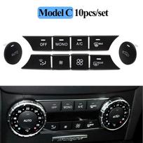 For Mercedes Benz C GLK Class W204 X204 C180 C200 Car Dashboard Air Conditioner Wind Volume Heater Climate Control AC Button Model C