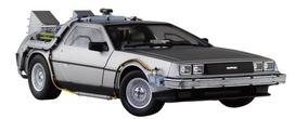 Aoshima Bunka Kyozai Movie Mecha Back to the Future Part I Time Machine Scale Plastic Model Kit Co., Ltd. No. BT-01 1/24 gray