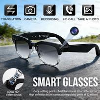2027 New 8MP Ultra-Wide HD Camera Smart Glasses Video Record 4GB AI Photo Recognition BT Call Translation Voice Smart Glasses