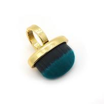 Quick Dust Removal Finger Ring Type Nail Prep Dust Brush Dense Bristles Nail Art Tool  Salon DIY auksas
