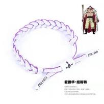 One Piece Luffy Ace Boa Hancock Bracelet Woven Cute Lanyard Handmade Unisex Gift SF 6 5 white