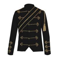 Medieval Michael Jackson Style Stage Costume Sequin Performance Top Role Play Unisex L