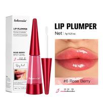 Lip Plumping Lip Oil Instant Plumper & High-Gloss Gloss Non-Dry Non-Greasy Long-Lasting Moisturizing Lip Care Liquid Makeup red