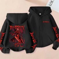 Game Devil May Cry Dante Graphic Zipper Hoodie Men Vintage Gothic Rock Oversized Zip Up Jacket Unisex Fashion Cosplay Streetwear M juoda