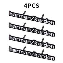4/2 vnt. aukštos kokybės metalinis harman/kardon automobilio stiliaus Hi-Fi garsiakalbio audio garsiakalbio ženklelis stereo emblemos lipdukas Dekoravimo priedai