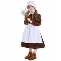 Cosplay Children's Day Cinderella maid costume, stage performance, manor pastoral farm maid art photo dress L-(140-150)