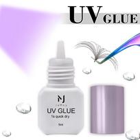 Super Fast Speed Up 0.5s UV Lash Glue UV Light Fast Curing For Eyelash Extension Supplies Transparent Adhesive gray