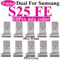10pcs Dual Sim Card Tray Slot For SamSung Galaxy S26 S25 S24 S23 Ultra S22 S20 S10 Plus Nano Micro SD Holder Parts