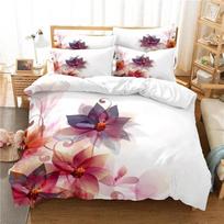 3D Printed Flowers Sunflower Bedding Set Single Twin Double Queen King Cal King Size Bed Linen Set 70x133cm 2pcs gray