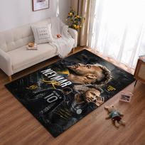 Neymar Jr Sports-Inspired Design Rug Non-slip rug suitable for living room and bedroom sofas sofas 40x60cm( 15x23in ) gray