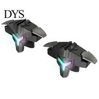 Game Gamepad A1 Mobile Gaming Trigger Professional RGB Lighting Vibration Type Aim Shooting Pulse Key Button Controller for Phone Joystick E
