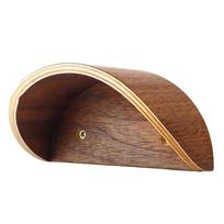 Cowboy Hat Rack Western-style Storage Wooden Hat Holder Fits Various Hats Wood grain (single) black