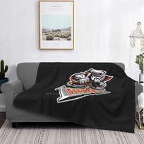 Sheffield Steelers Ice Hockey New Custom Print Flannel Soft Blanket Sheffield Steelers Logo Sheffield Steelers Fans Size: 150*200cm, Weight: 230 GSM