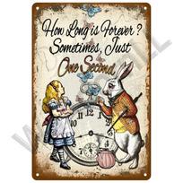 Sienų Menas Freska Senovinis Skardinis Ženklas Retro Gėlės Paukštis Metalo Ženklas Sodo Dekoracijos Namų Lenta Kambario Dekoras Sodo Tapyba Dovana Ūkis 20x30cm white
