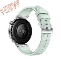 Originalus silikoninis dirželis Huawei Watch GT5 Pro GT5/4 18mm Klasikinė sagtelė Dirželio priedai Huawei GT5/4 41mm GT5 Pro 42mm 18mm white
